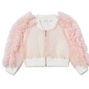 Pink Ruffled Kids Blouse